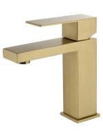 Смеситель для раковины WONZON & WOGHAND, Брашированное золото (WW-A40982-BG)