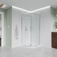 Душевой угол раздвижной E2-CH-10090-01-C9 1000х900x1950 Цвет профиля Хром Стекло  Прозрачное Veconi