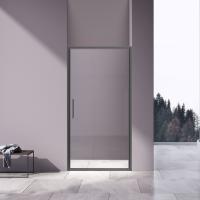 Душевая дверь VDP-4SL900CLGM 900x1950 профиль вороненая сталь стекло прозрачное Vincea