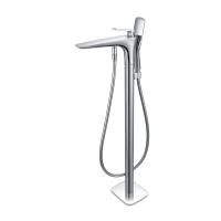 Смеситель для ванны напольный однорычажный  цвет хром VTF-102CH VINCEA