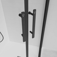 Душевой угол раздвижной E2-B-100100-01-C9 1000х1000x1950 Цвет профиля Чёрный
матовый Стекло  Прозрачное Veconi