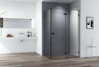 Душевой уголок, прямоугольный BELLAGIO-AH-1-140/100-C-NERO 1400x1000x1970 Cezares